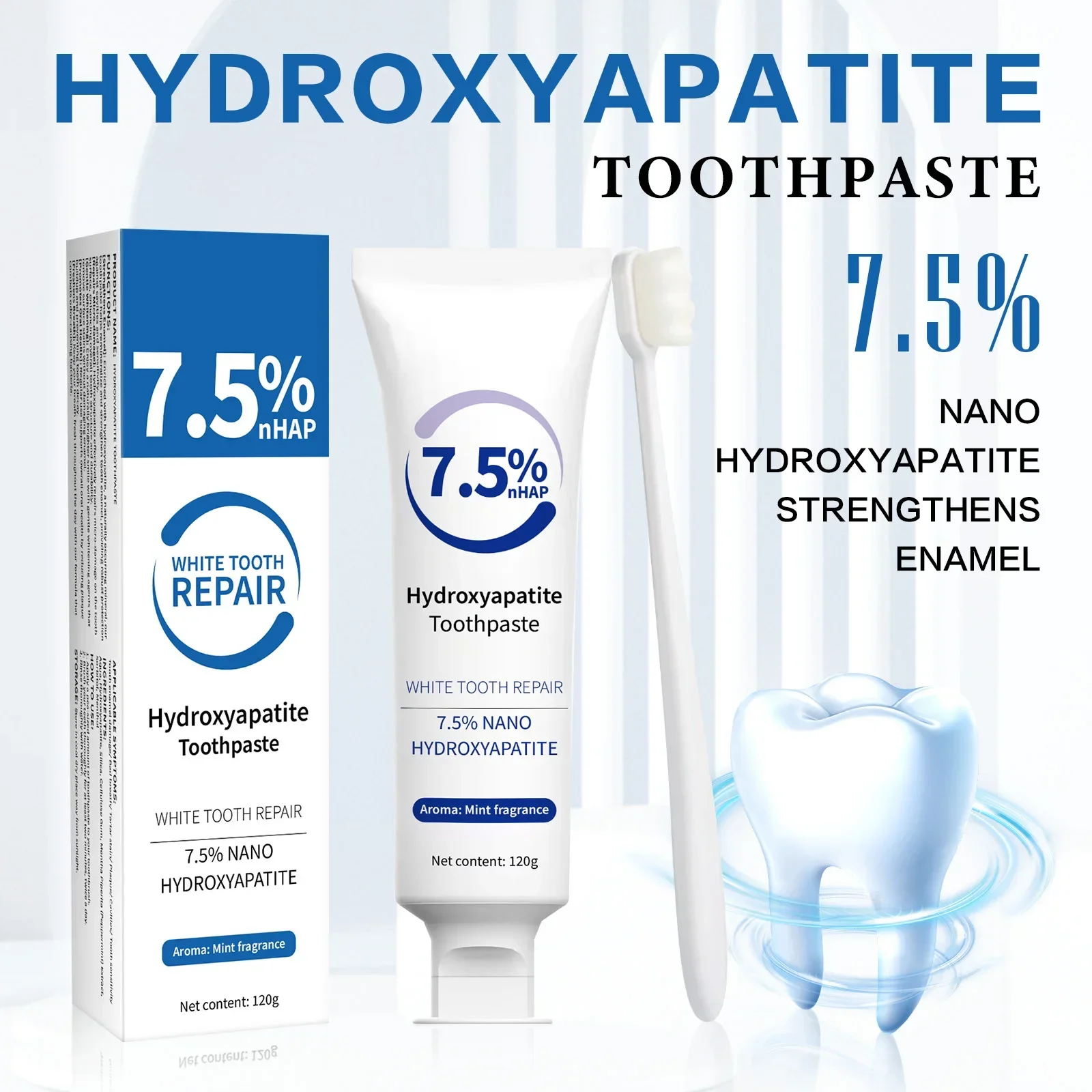 Teeth Whitening Treatment - Toothpaste & Whitening Pen Kit -