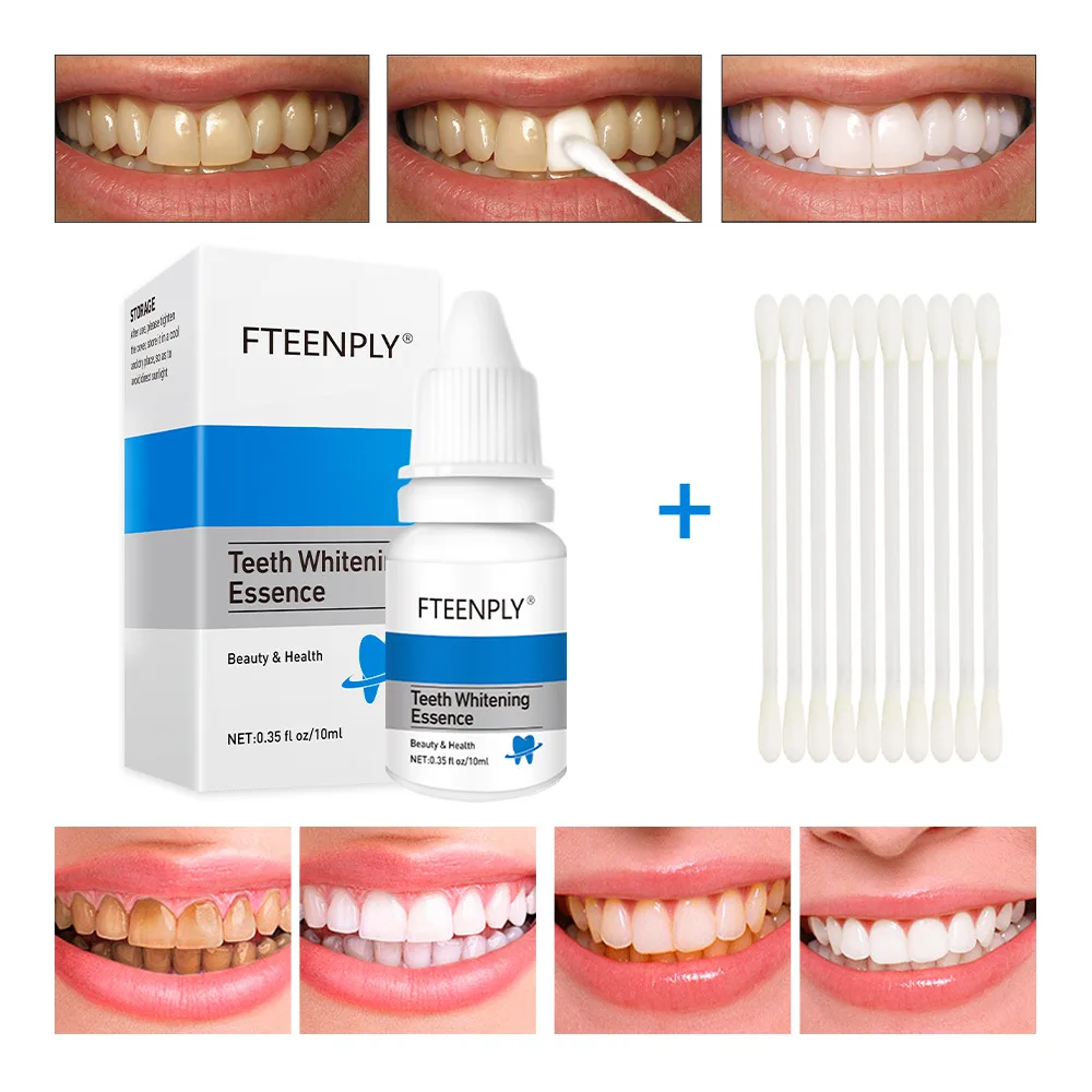 Teeth Whitening Flash - FTEENPLY Teeth Whitening Essence Powder Oral