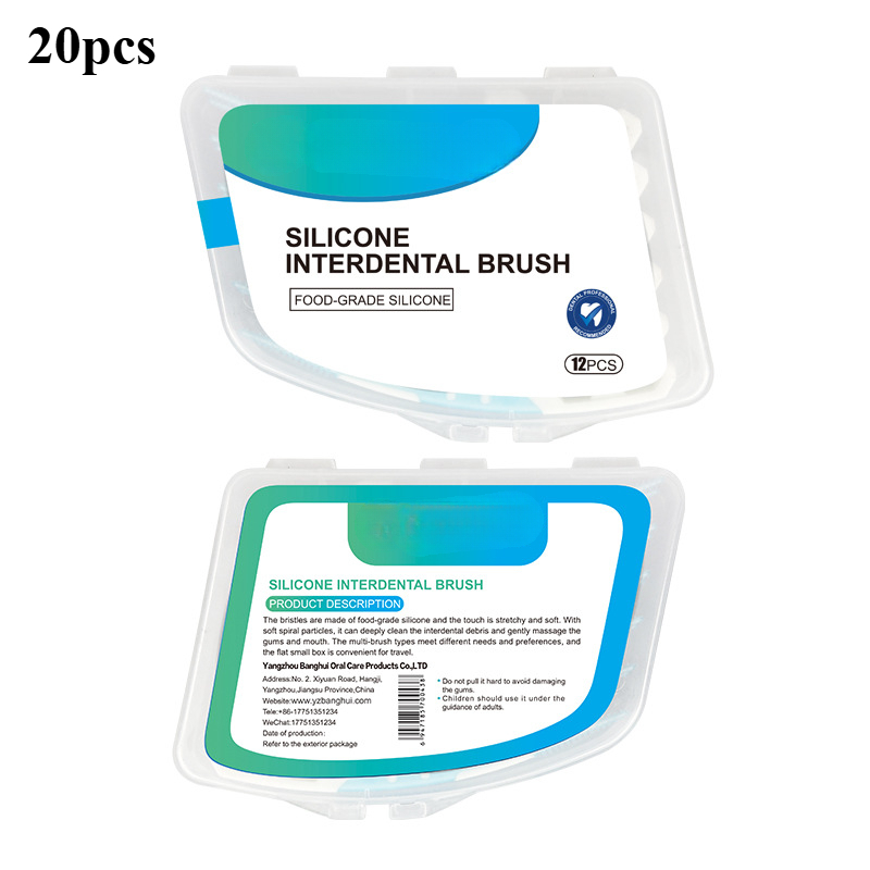Silicone Interdental Tooth Bru - Teeth Whitening Gels recension och pris