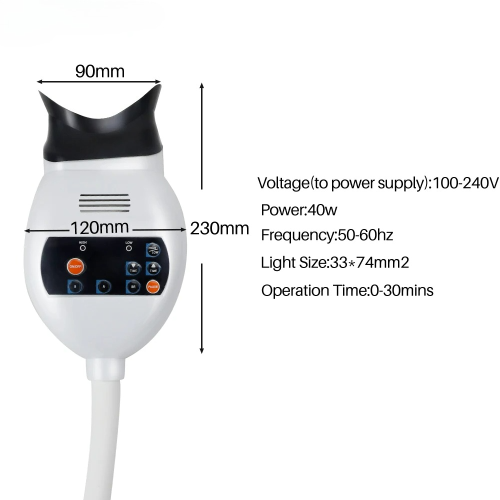 Adjustable 3 Colors LED Teeth  - Teeth Whitening With Light recension och pris