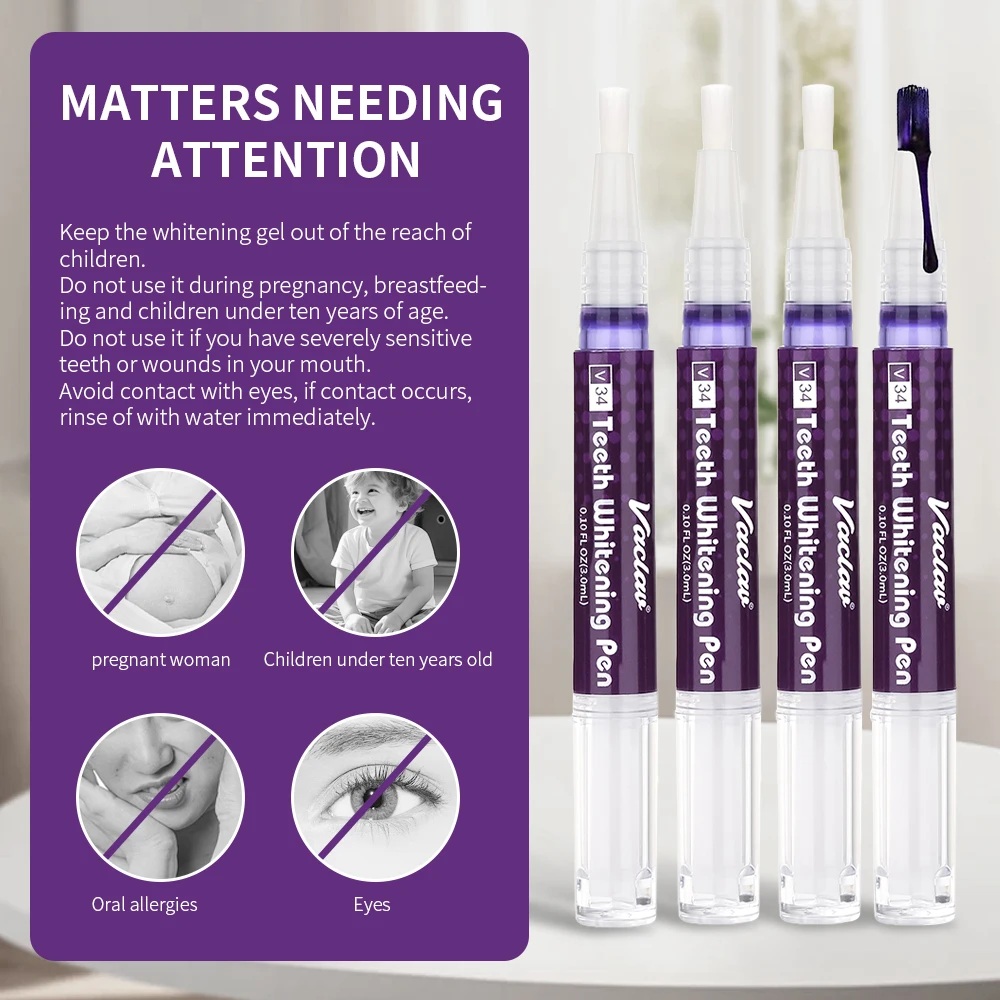 Vaclav V34 Purple teeth whiten - Teeth Whitening With Peroxide recension och pris