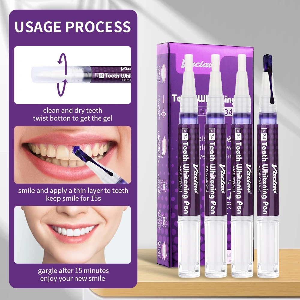 Vaclav V34 Purple teeth whiten - Teeth Whitening With Peroxide recension och pris